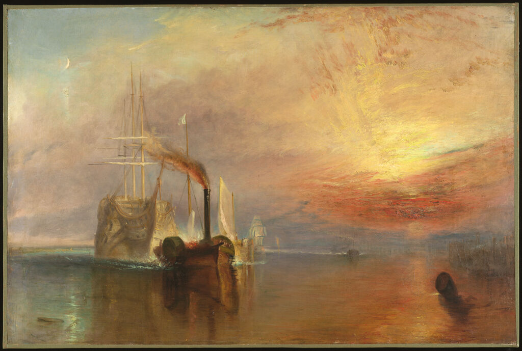 The Fighting Temeraire Tugged To Her Last Berth to Be Broken Up