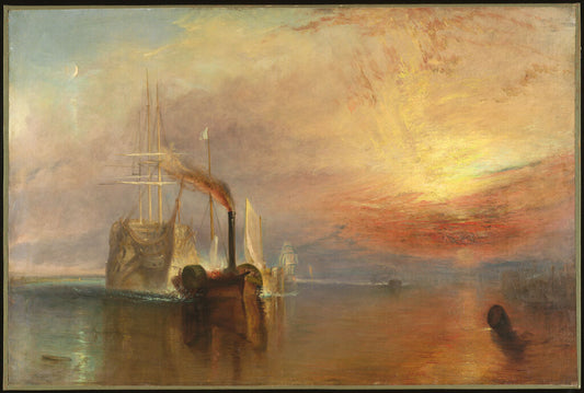The Fighting Temeraire Tugged To Her Last Berth to Be Broken Up