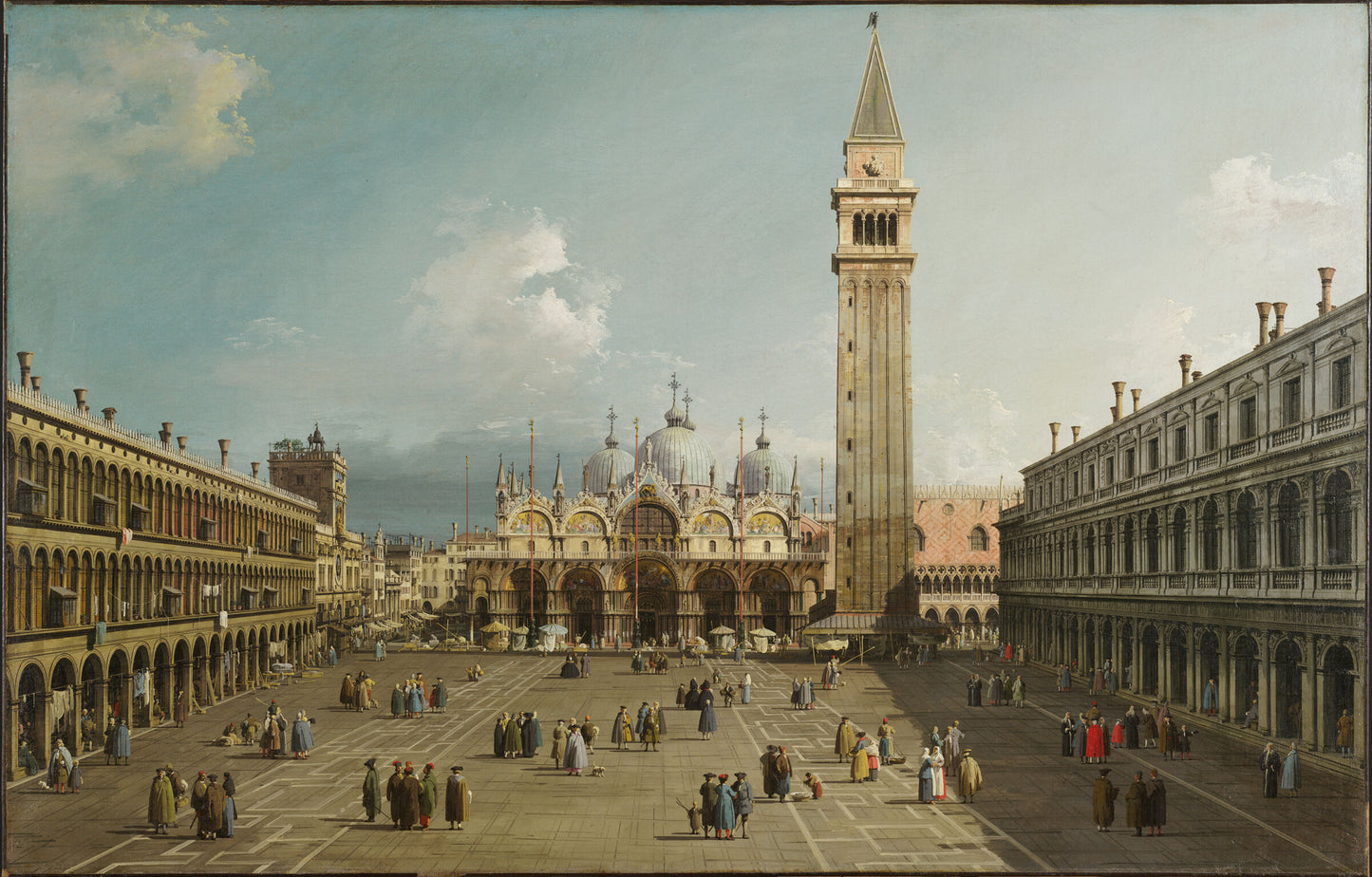 Venice: Piazza San Marco with the Basilica and Campanile