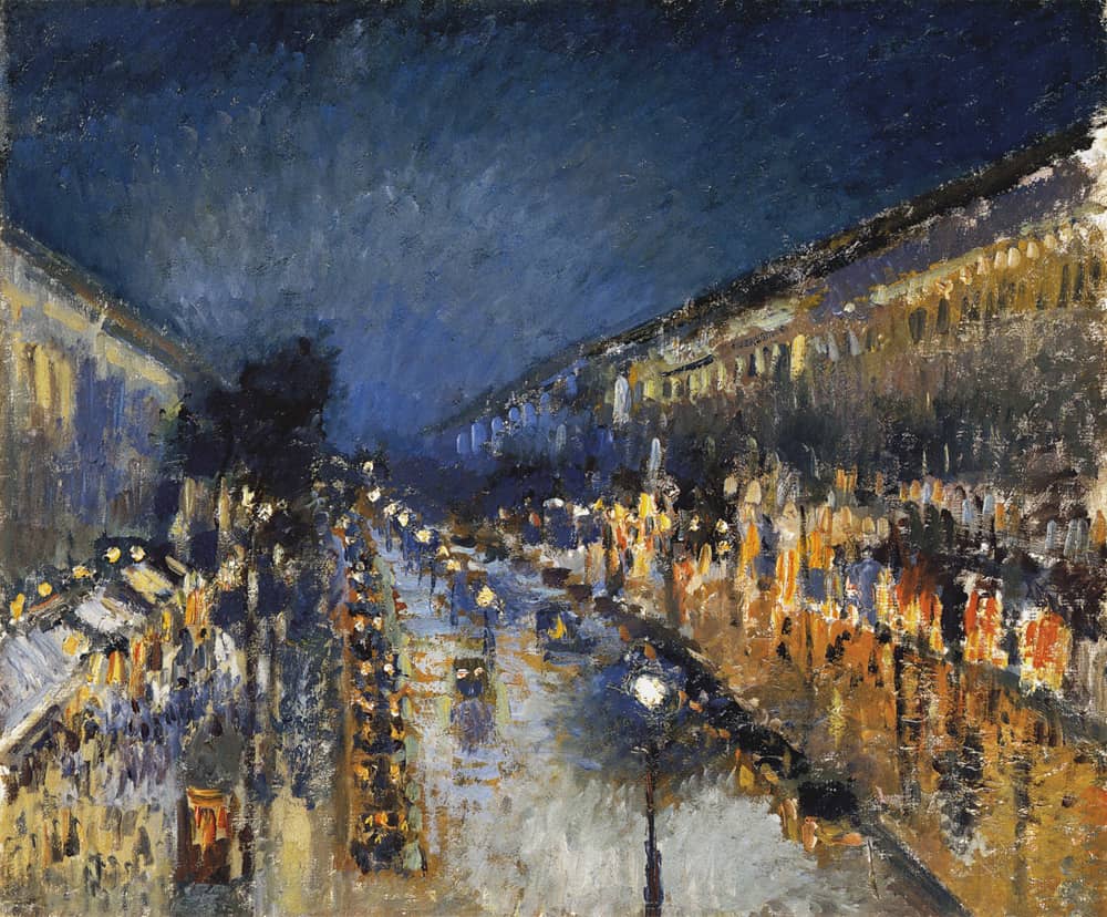 Boulevard Montmartre; Night Effect