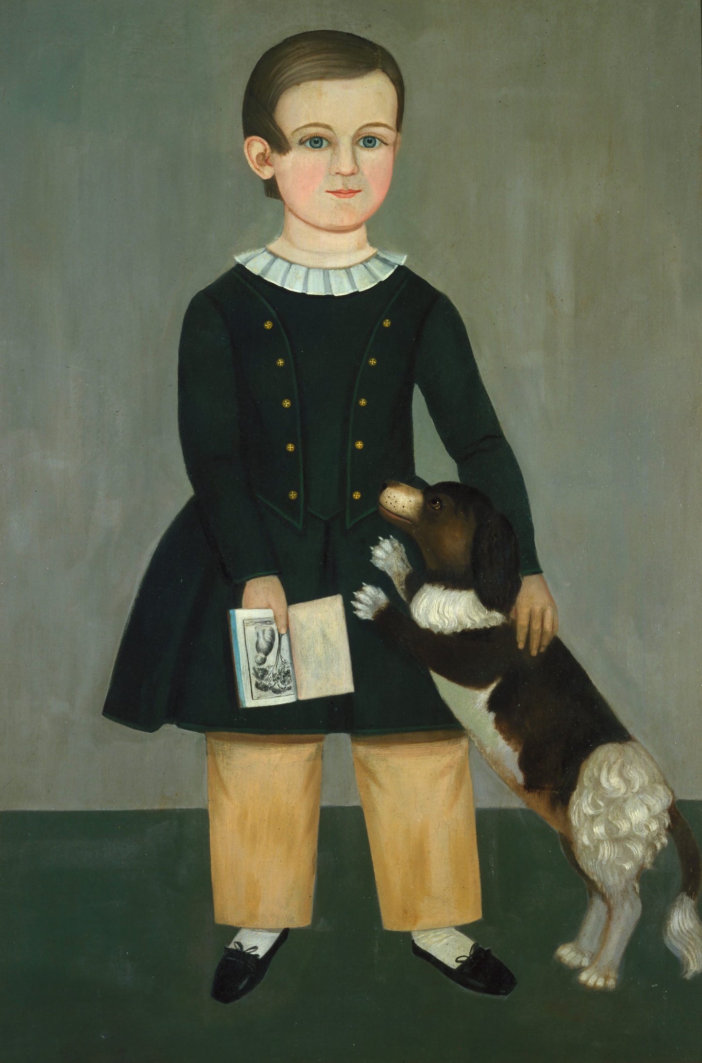 Young Boy With Dog